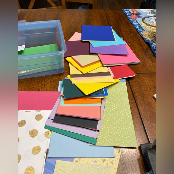 Art Scrap Booking Card Stock And Envelopes Poshmark